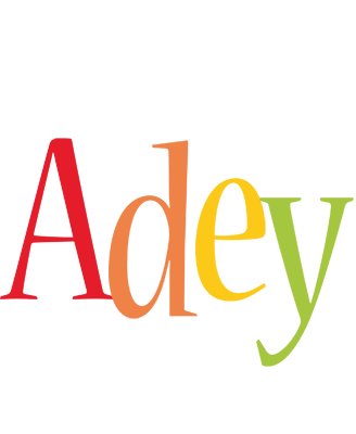 Adey birthday logo