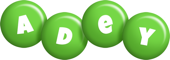 Adey candy-green logo