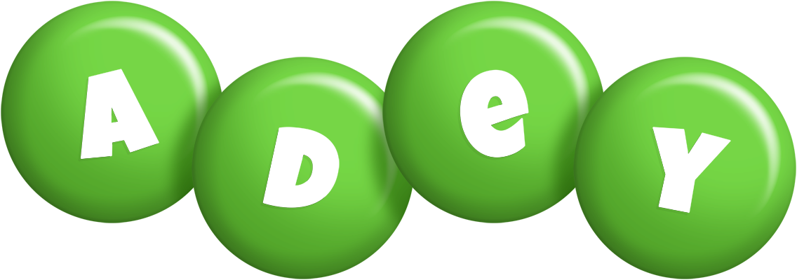 Adey candy-green logo