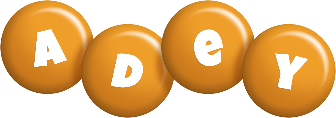 Adey candy-orange logo