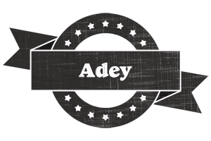 Adey grunge logo