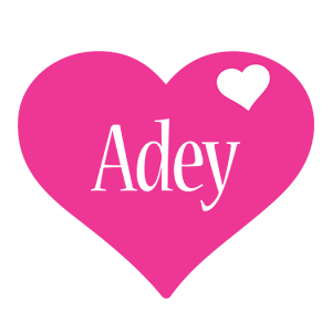 Adey love-heart logo