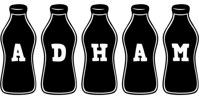 Adham bottle logo