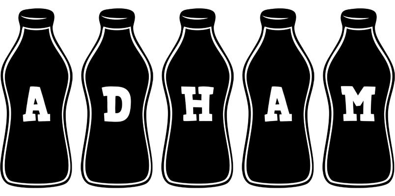 Adham bottle logo