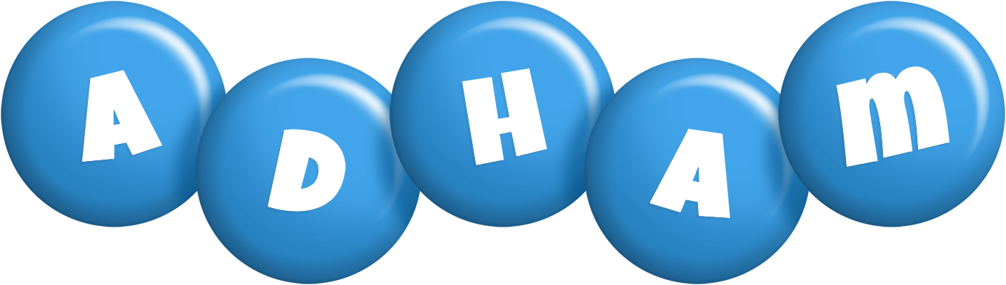 Adham candy-blue logo