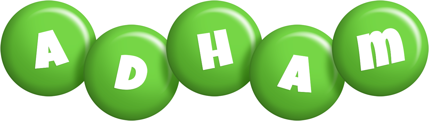 Adham candy-green logo
