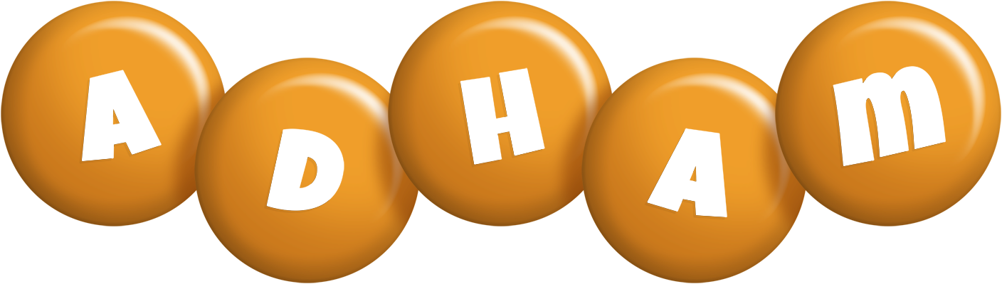 Adham candy-orange logo