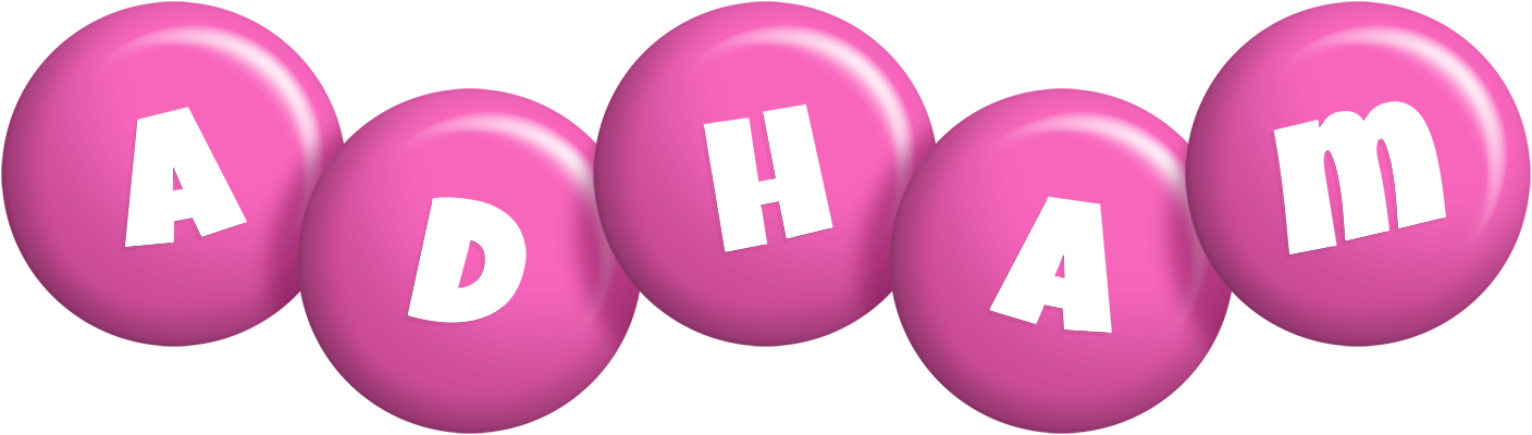 Adham candy-pink logo
