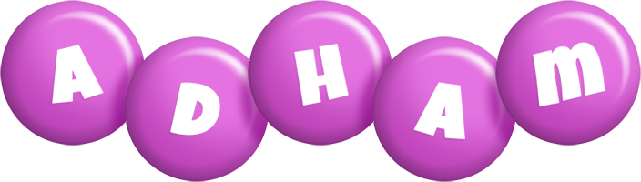 Adham candy-purple logo