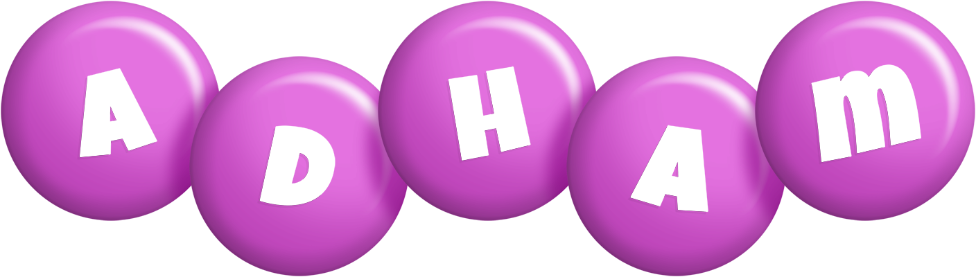 Adham candy-purple logo