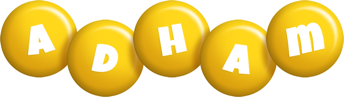 Adham candy-yellow logo