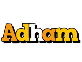 Adham cartoon logo