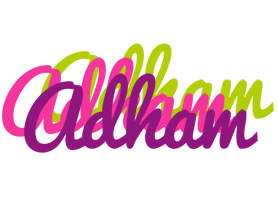 Adham flowers logo