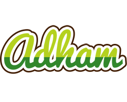 Adham golfing logo
