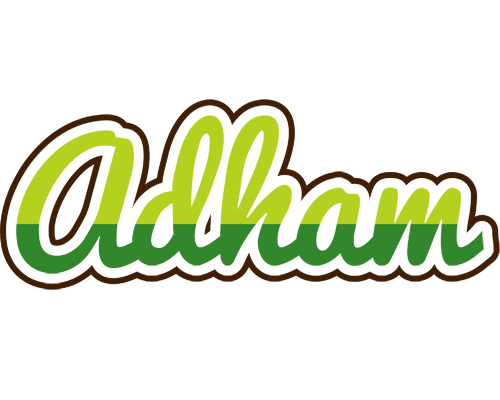 Adham golfing logo