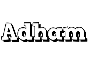 Adham snowing logo