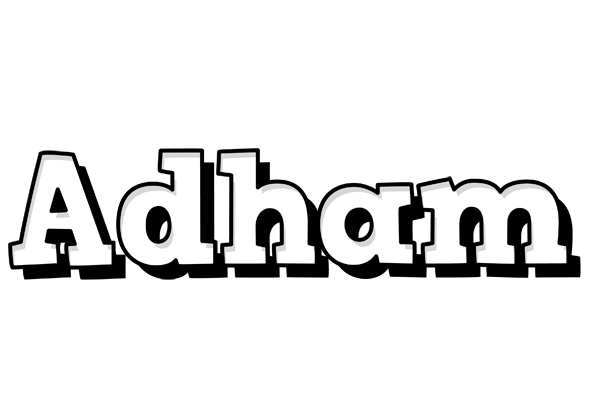 Adham snowing logo
