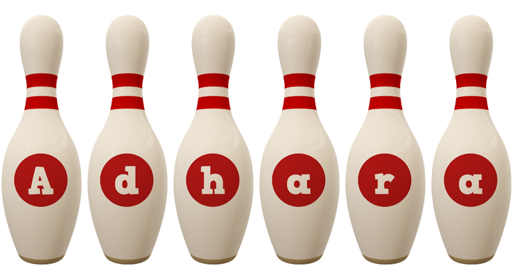 Adhara bowling-pin logo