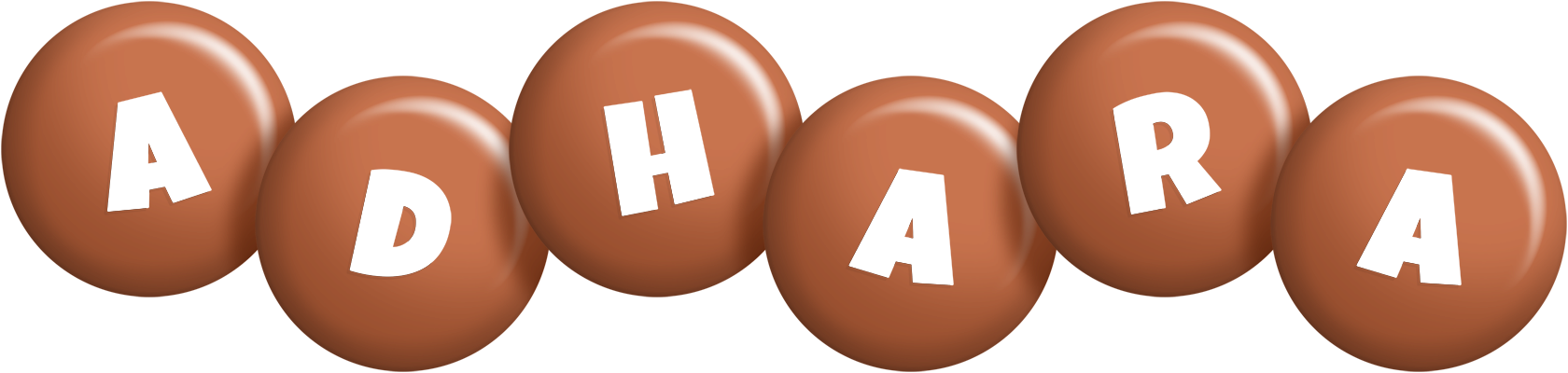 Adhara candy-brown logo