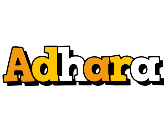 Adhara cartoon logo