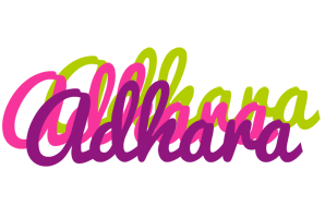 Adhara flowers logo