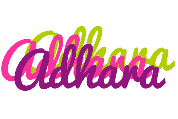 Adhara flowers logo
