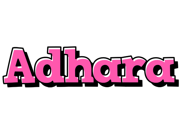 Adhara girlish logo