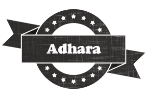 Adhara grunge logo