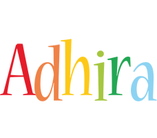 Adhira birthday logo