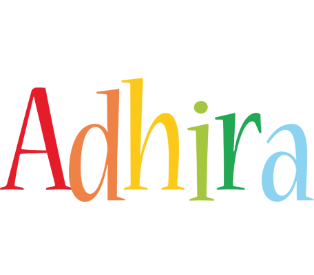 Adhira birthday logo