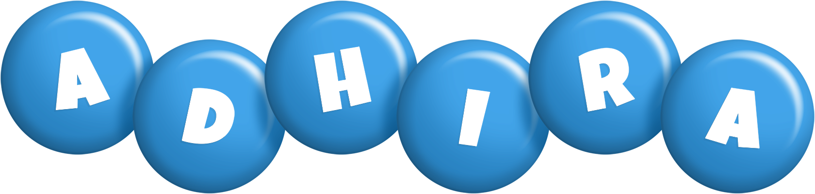 Adhira candy-blue logo