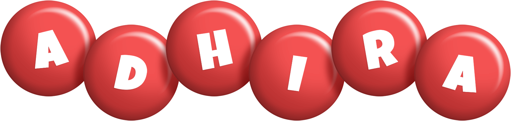 Adhira candy-red logo