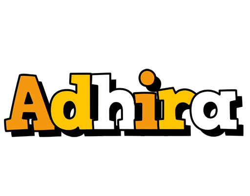 Adhira cartoon logo