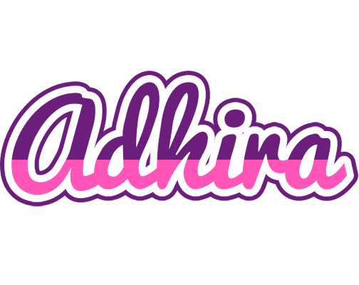 Adhira cheerful logo