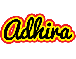 Adhira flaming logo