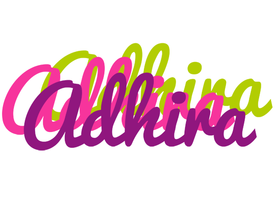 Adhira flowers logo