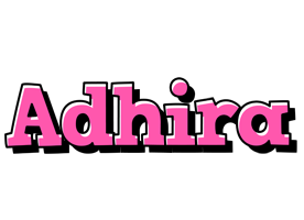 Adhira girlish logo