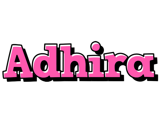 Adhira girlish logo