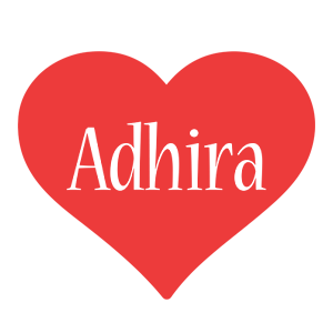 Adhira love logo