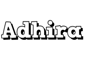 Adhira snowing logo