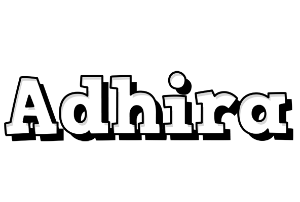 Adhira snowing logo