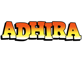 Adhira sunset logo