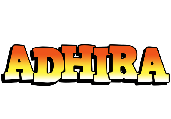 Adhira sunset logo