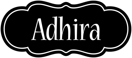 Adhira welcome logo