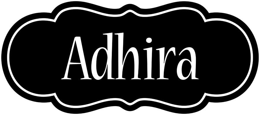 Adhira welcome logo