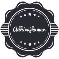 Adhirajkumar badge logo