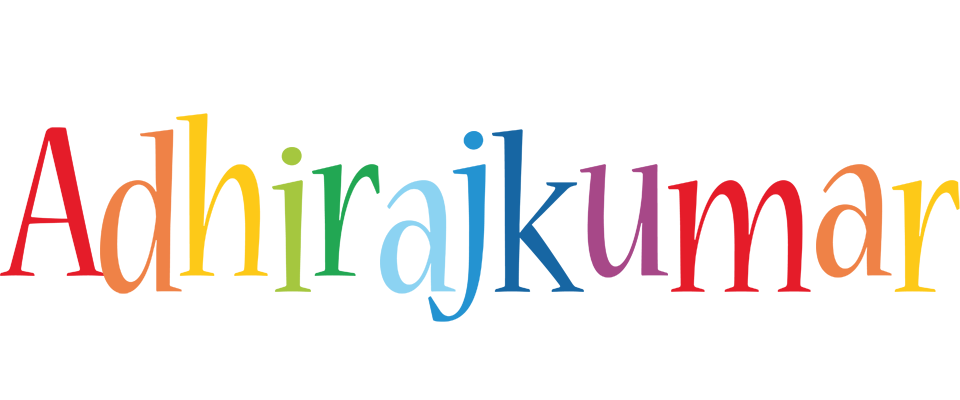Adhirajkumar birthday logo