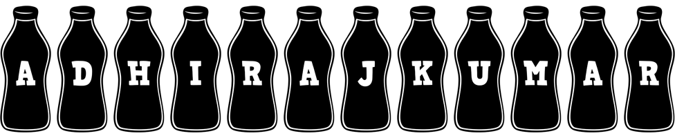Adhirajkumar bottle logo