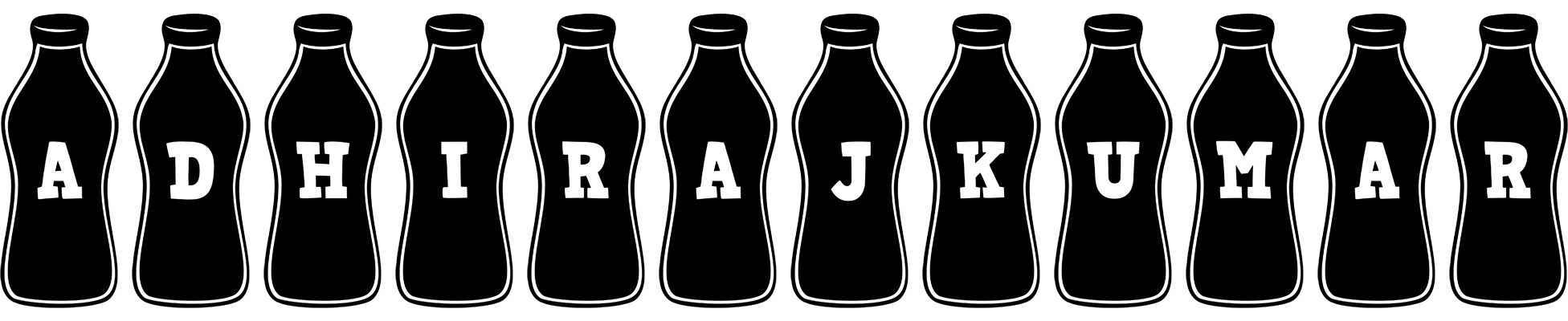 Adhirajkumar bottle logo