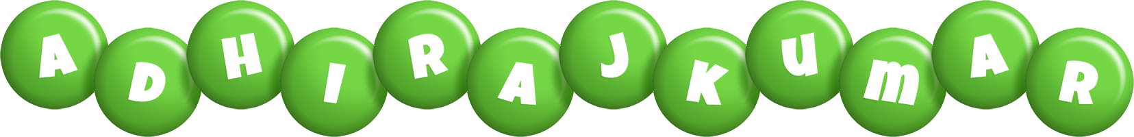 Adhirajkumar candy-green logo